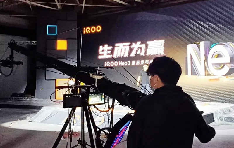 ANDY-JIB using in the iQOO Neo3 Launch Conference